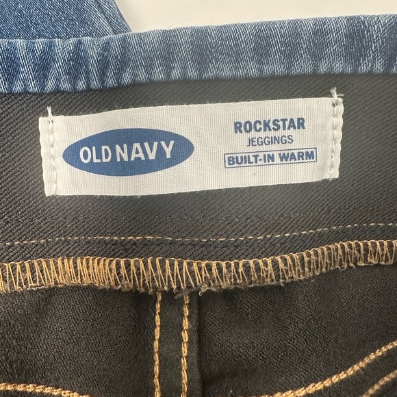 Old Navy ROCKSTAR Jeggings/Built-In-Warmer/size 6 - Picture 10 of 12
